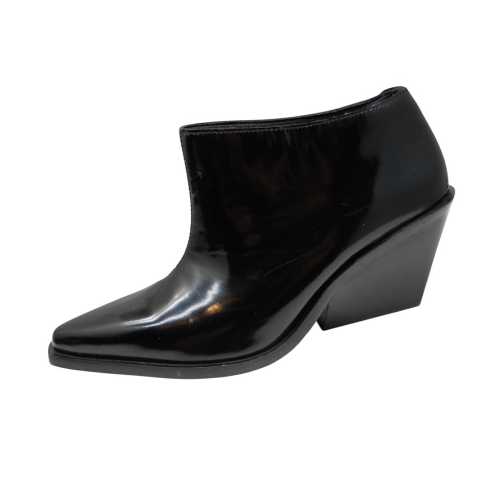 Seychelles Sedona Shootie Women 7.5 Black Patent Leather Pointed Toe Western New